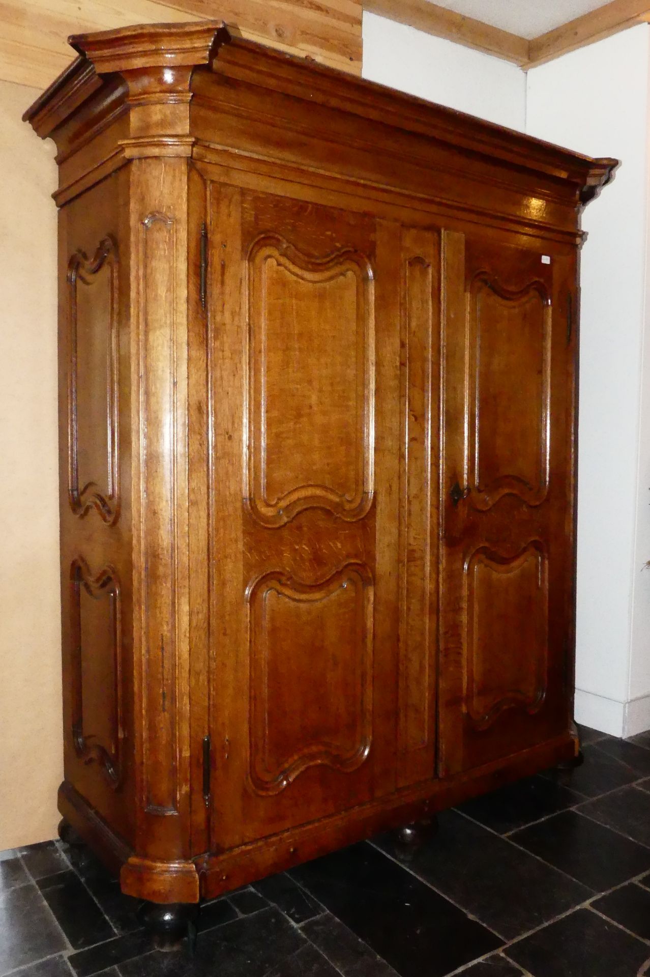 Armoire en chêne d'époque (197x176x58cm) - Bild 2 aus 3