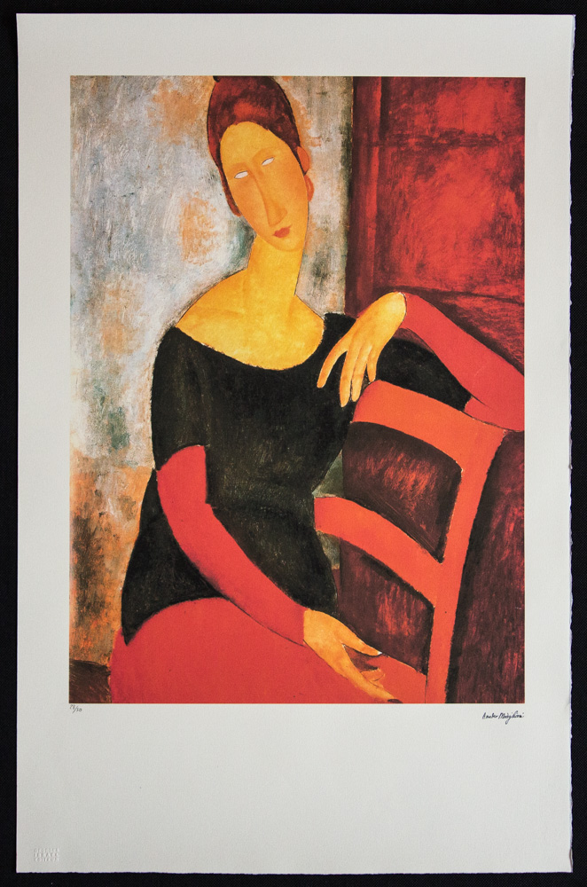 Amadeo Modigliani 'Portrait Of Jeanne Hebuterne' - Image 2 of 6