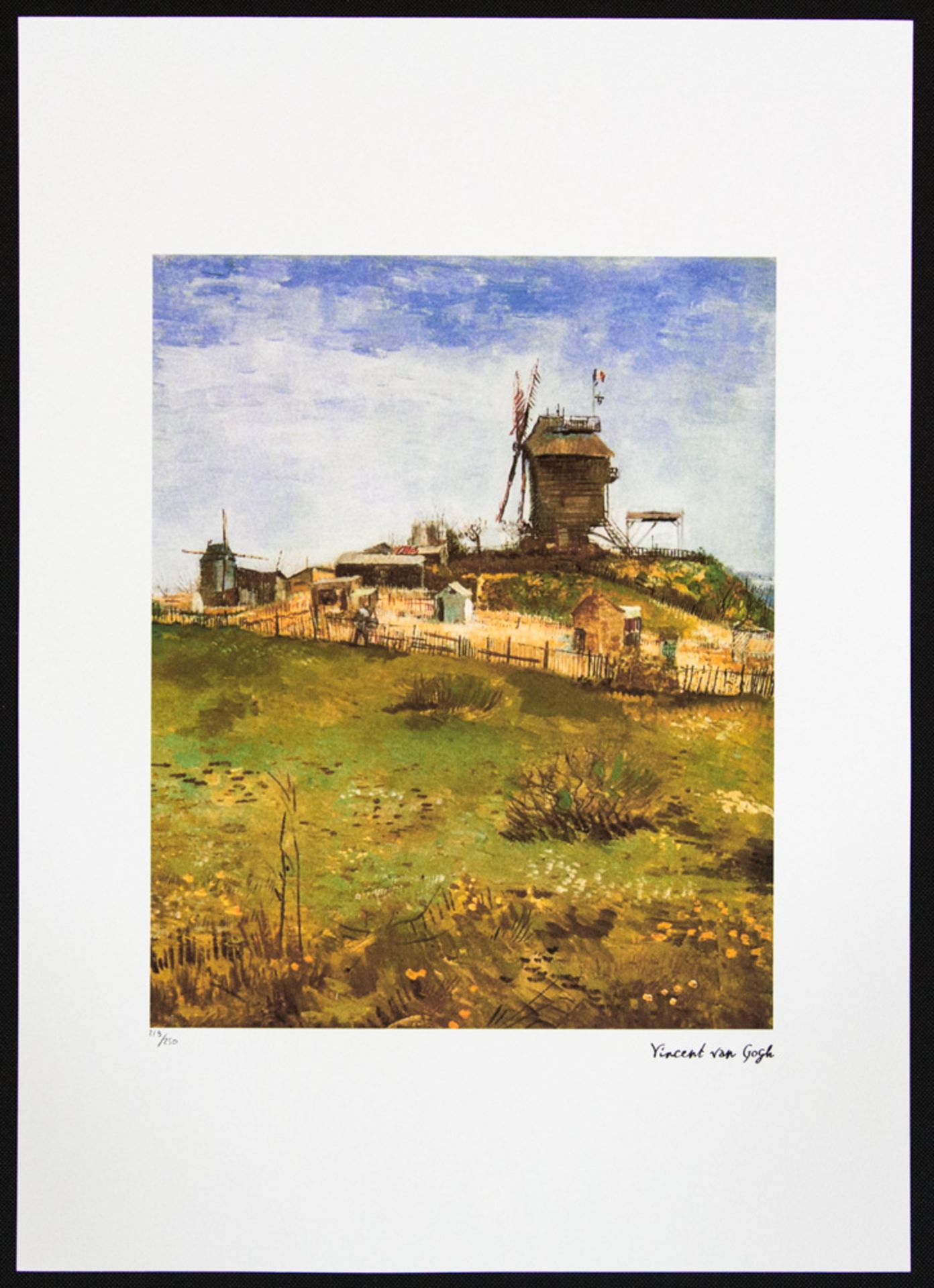 Vincent van Gogh 'Windmills On Montmartre' - Image 2 of 5
