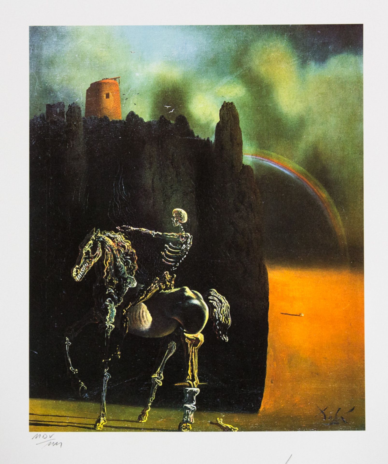 Salvador Dali 'The Horseman Of Death'