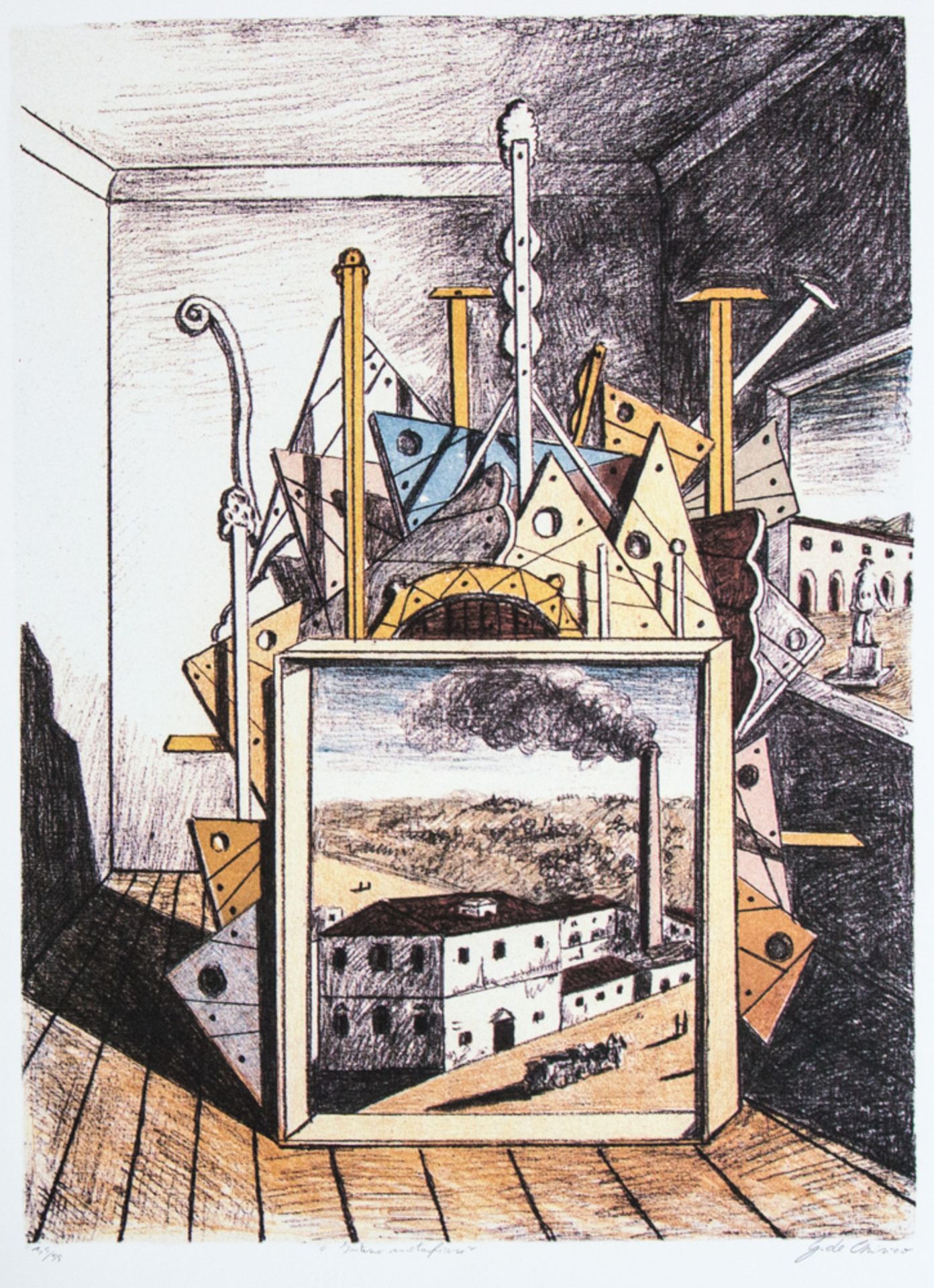 Giorgio De Chirico 'Metaphysical Interior'