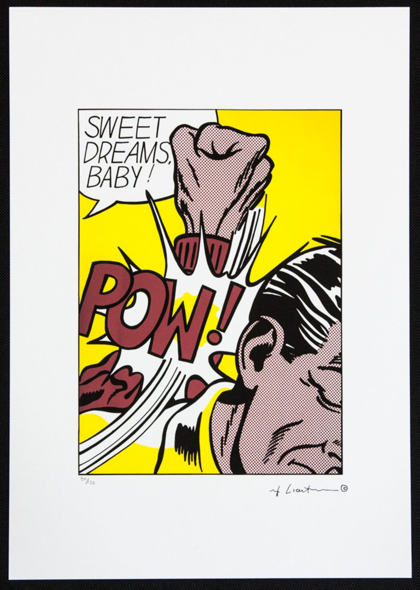 Roy Lichtenstein 'Sweet Dreams Baby' - Image 2 of 6