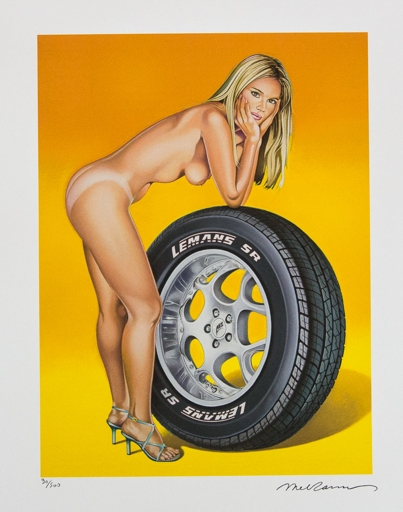 Mel Ramos 'Tyra Tire'