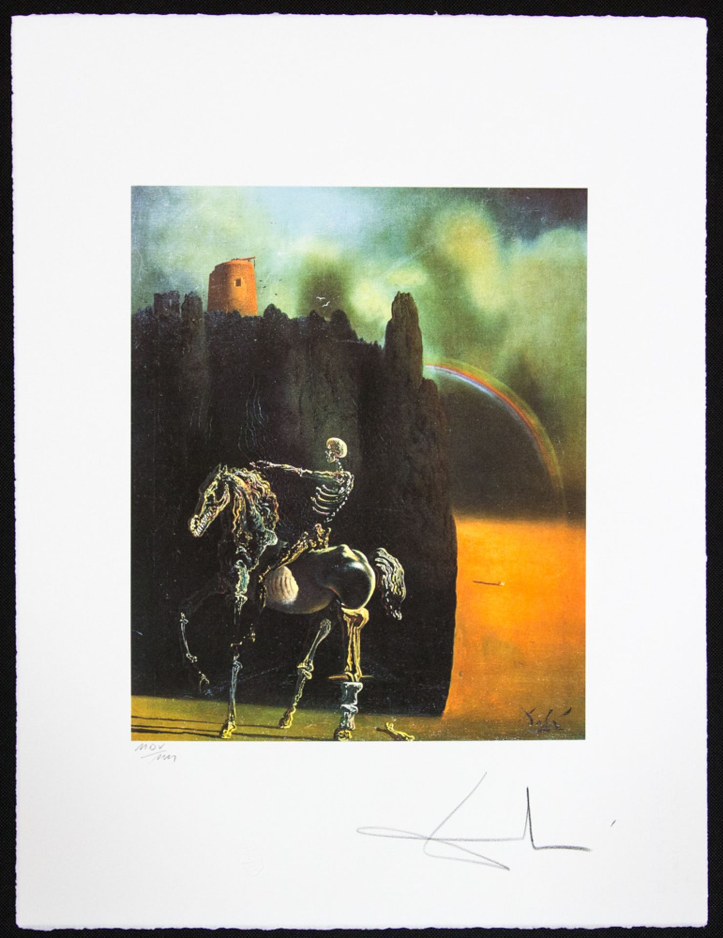 Salvador Dali 'The Horseman Of Death' - Image 2 of 5