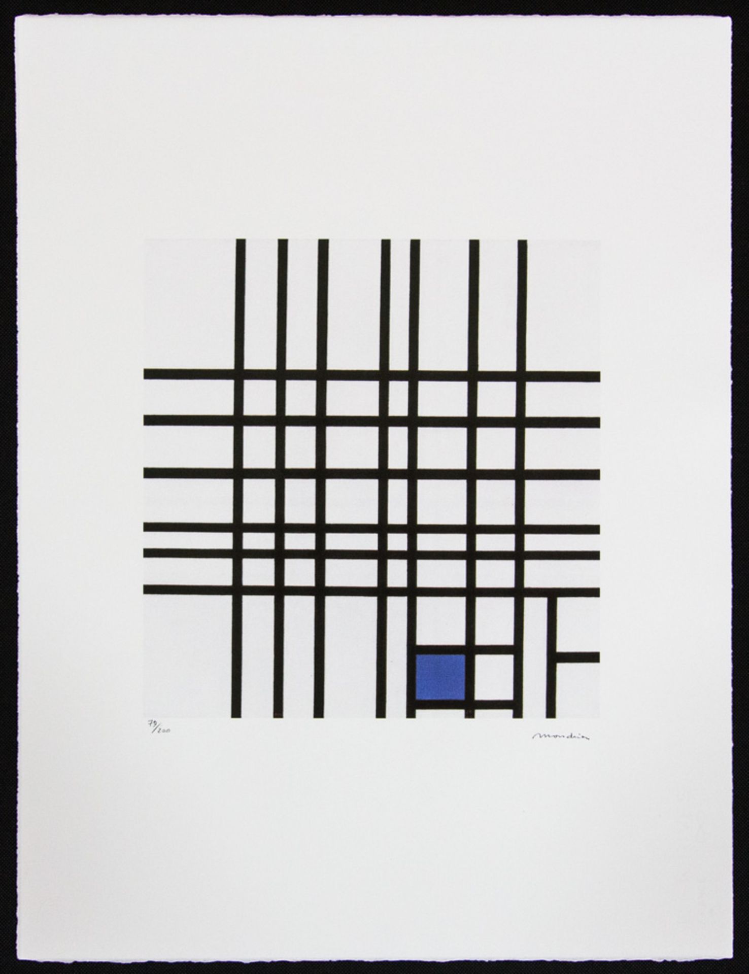 Piet Mondrian 'Composition No.12 With Blue' - Image 2 of 5