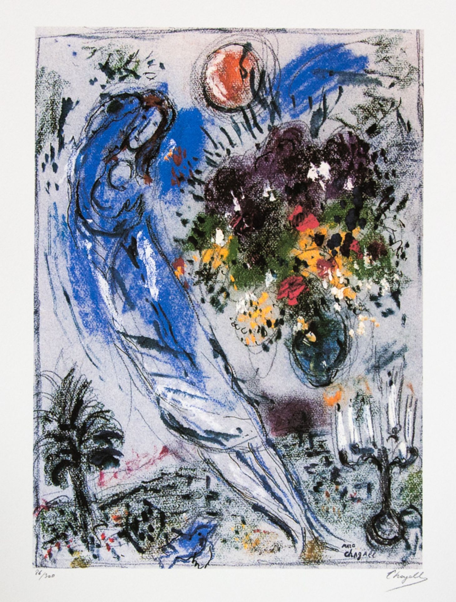 Marc Chagall 'Love By The Moon'