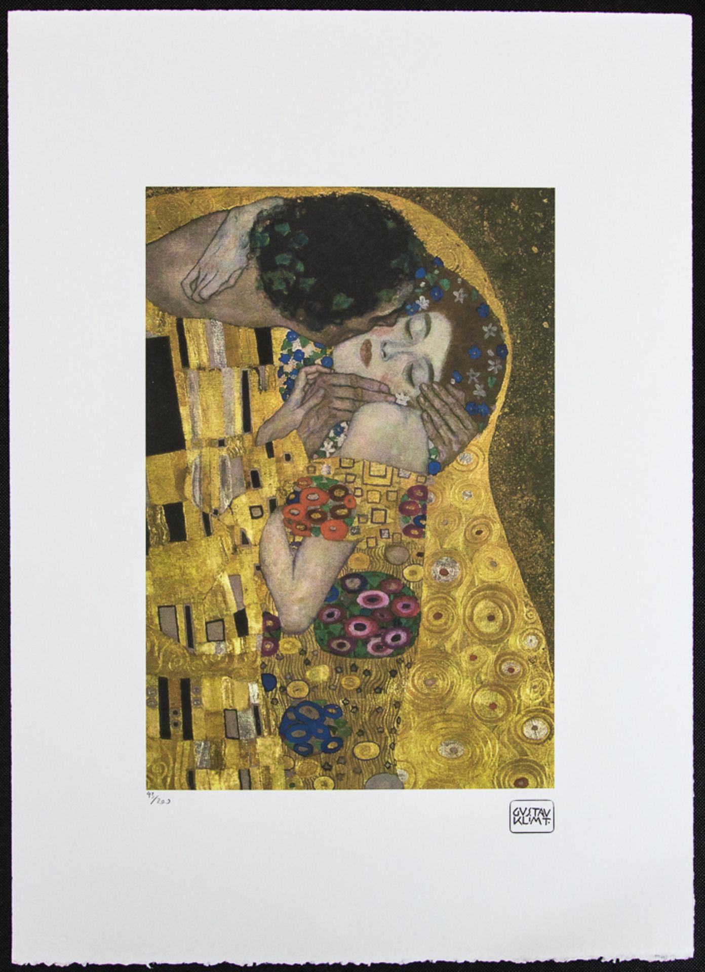 Gustav Klimt 'The Kiss' - Image 2 of 5