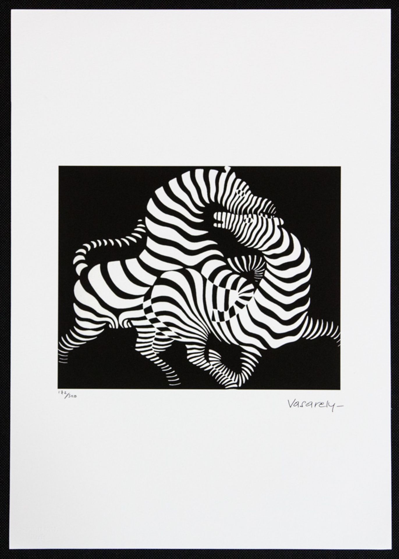 Victor Vasarely 'Zebra' - Image 2 of 5