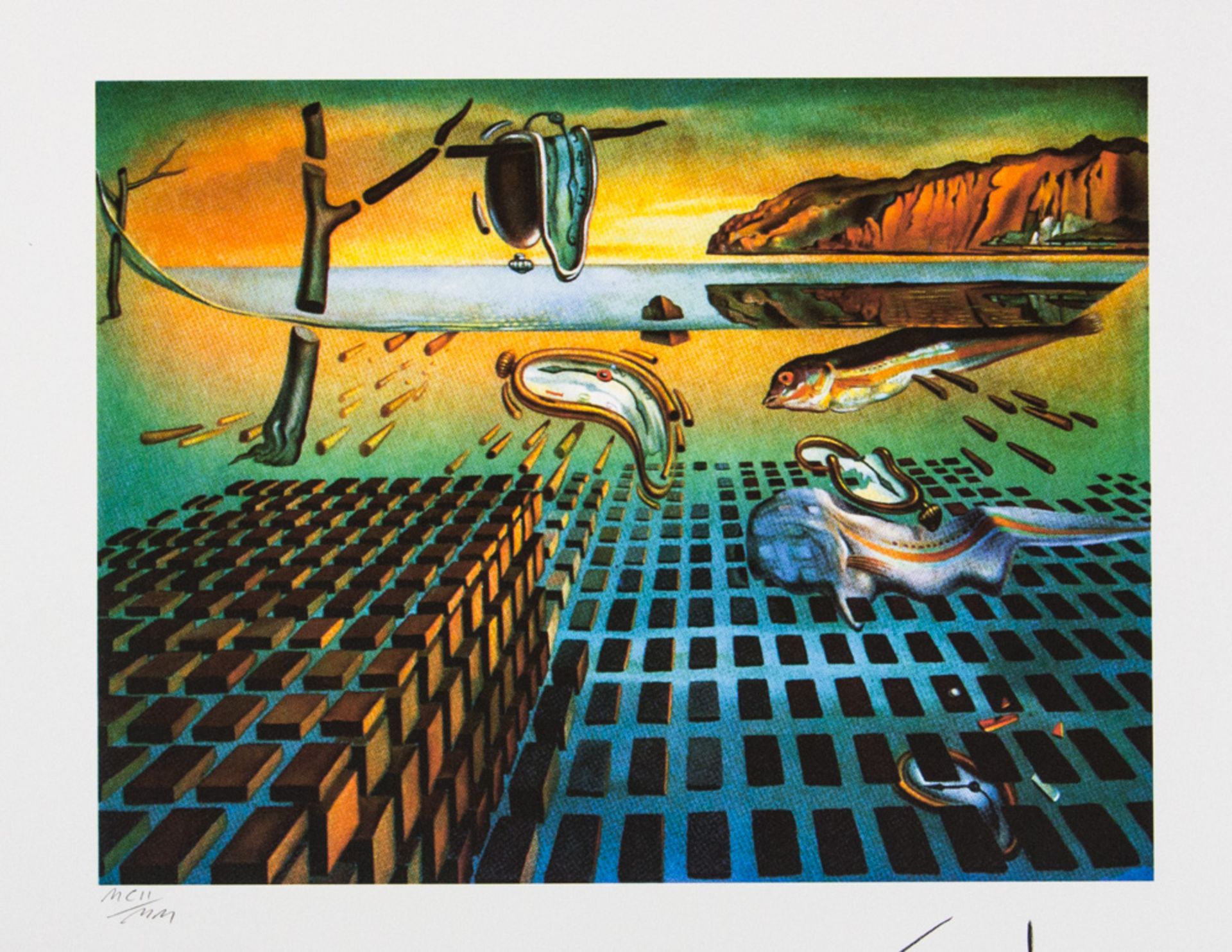 Salvador Dali 'The Disintegration Of The Persistence Of Memory'