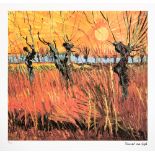 Vincent van Gogh 'Willows At Sunset'