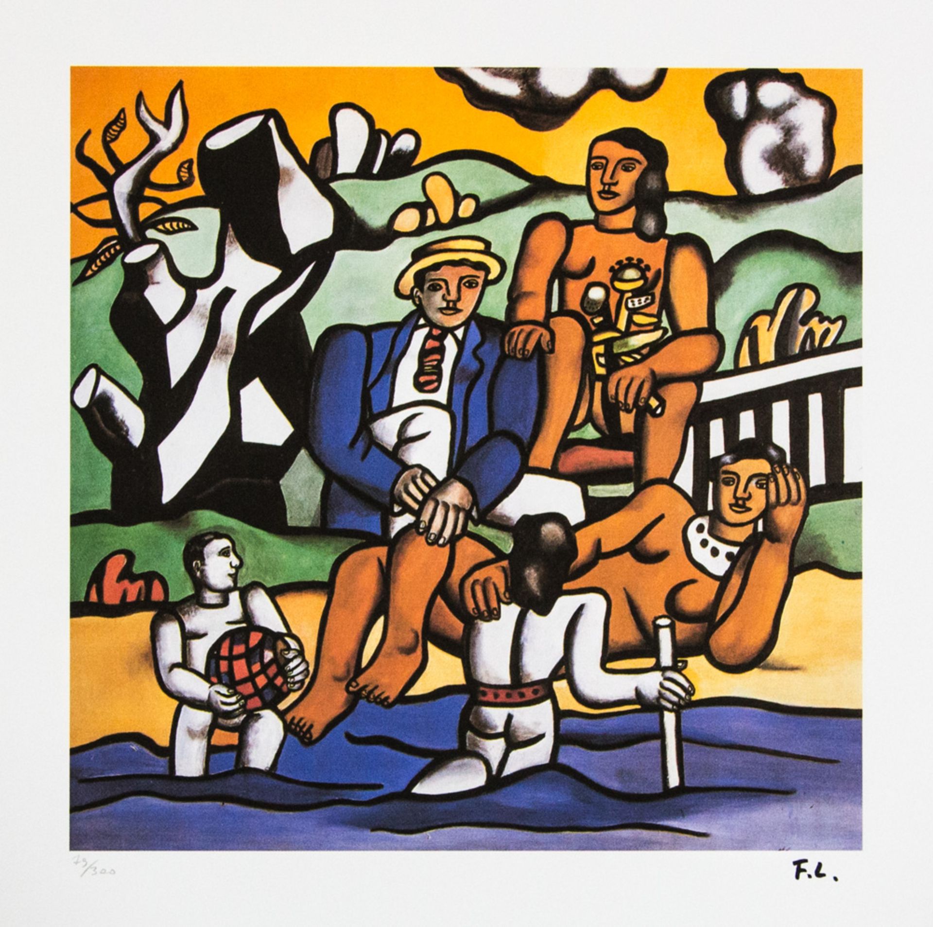 Fernand Leger 'The Outing In The Country'