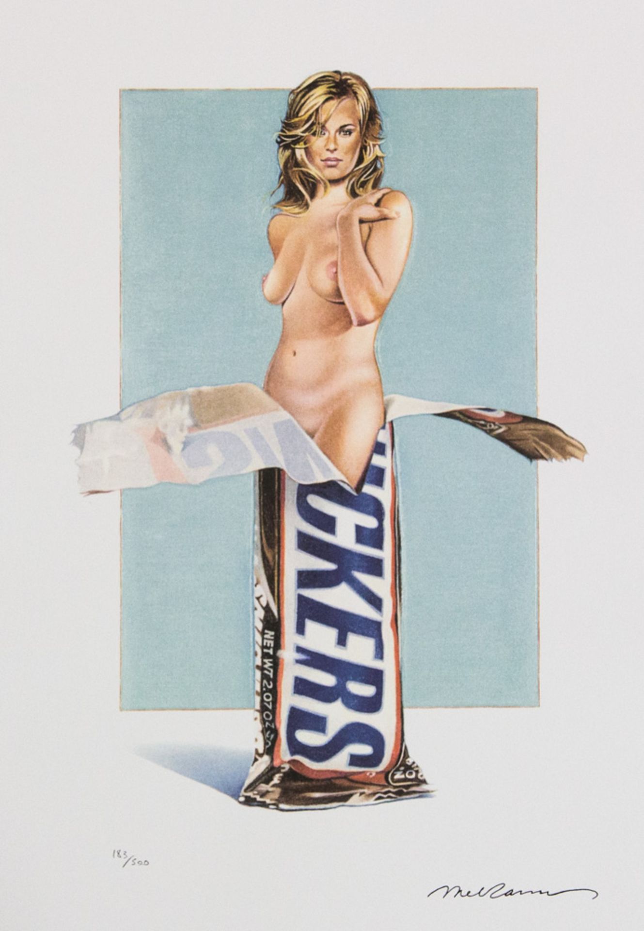 Mel Ramos 'Candy II - Snickers'