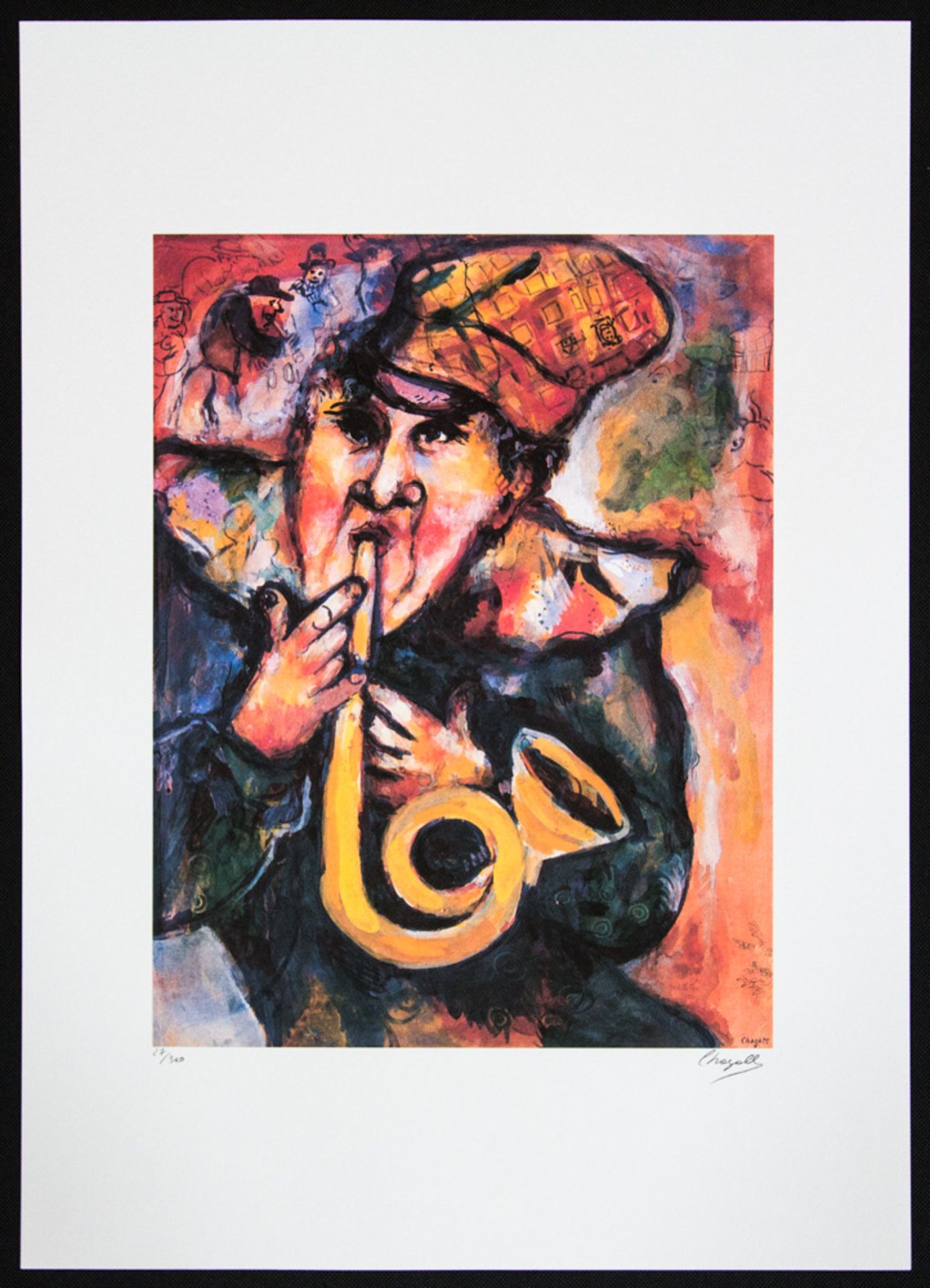 Marc Chagall 'Trumpet' - Bild 2 aus 5