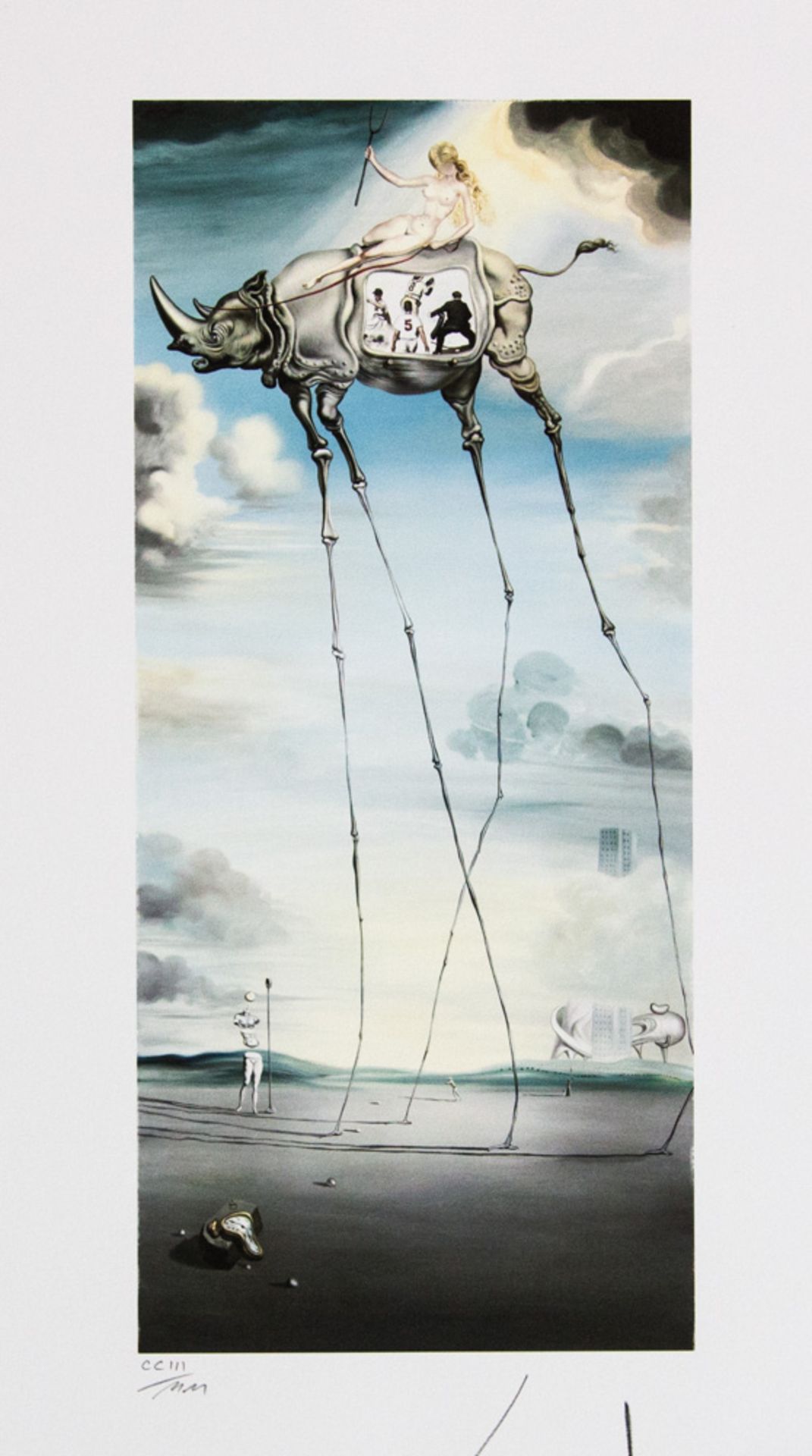 Salvador Dali 'Heavenly Walk'