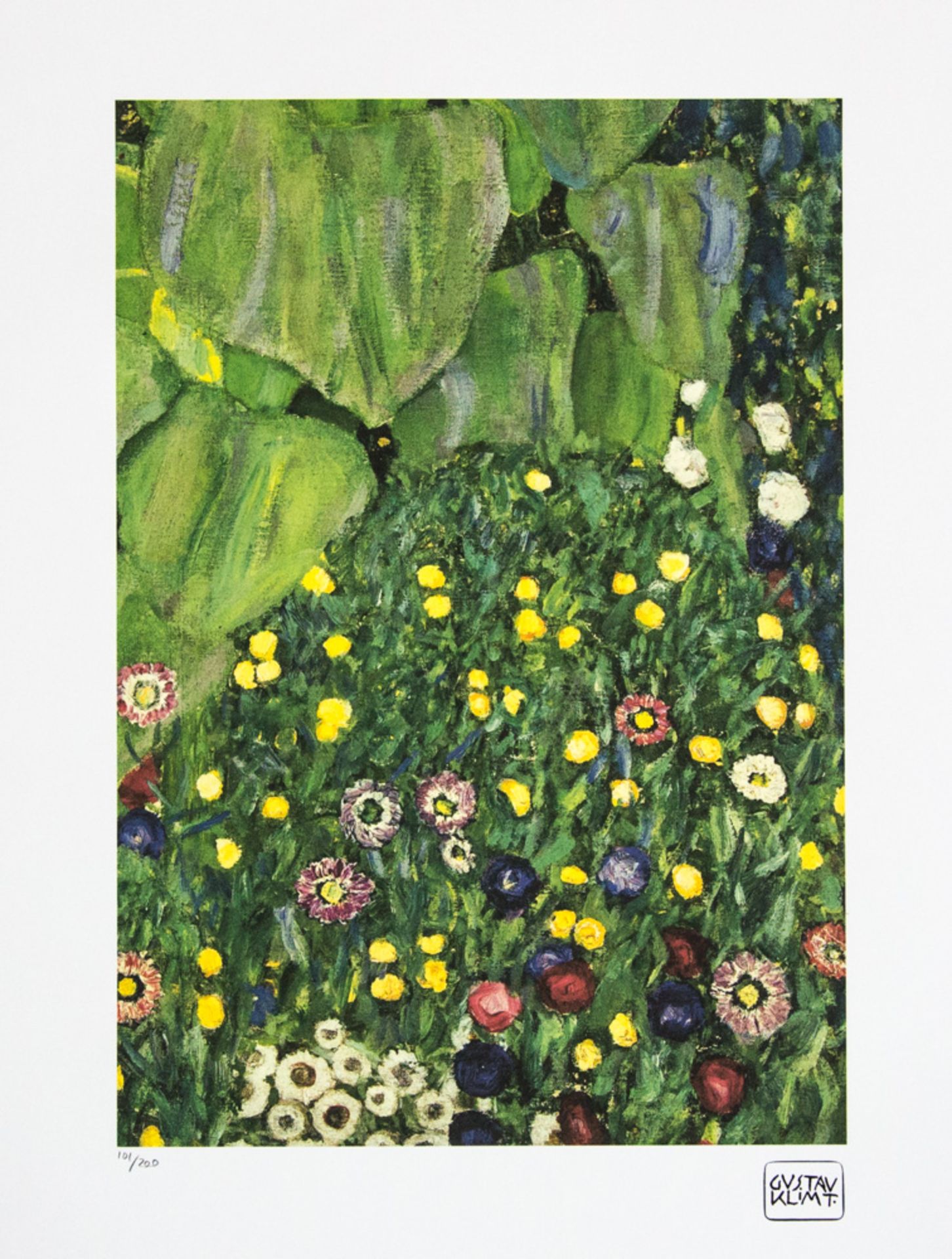 Gustav Klimt 'Flowers'