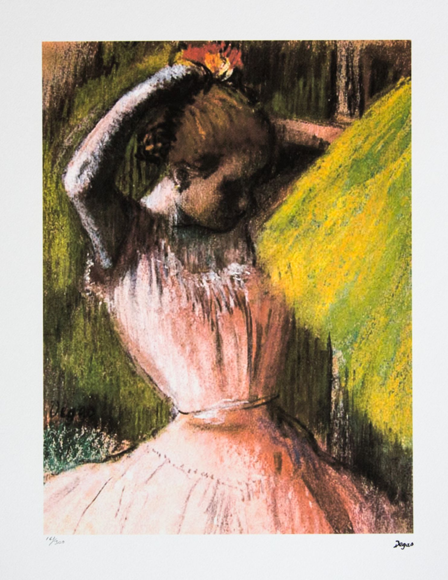 Edgar Degas 'Dancer Arranging Her Hair'