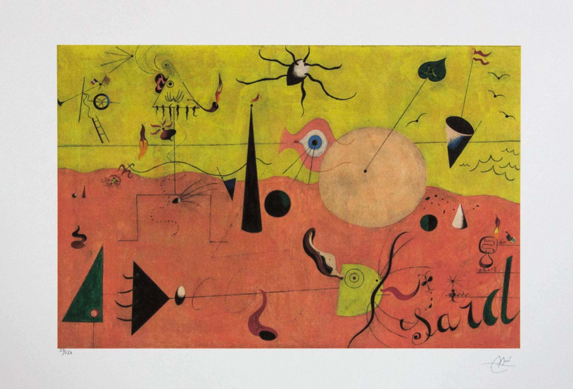 Joan Miro 'Catalan Landscape'