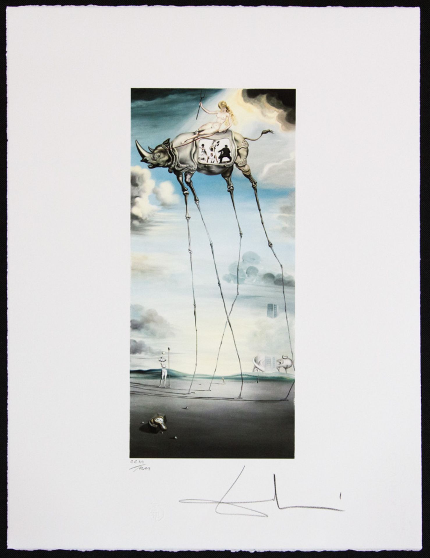 Salvador Dali 'Heavenly Walk' - Image 2 of 5