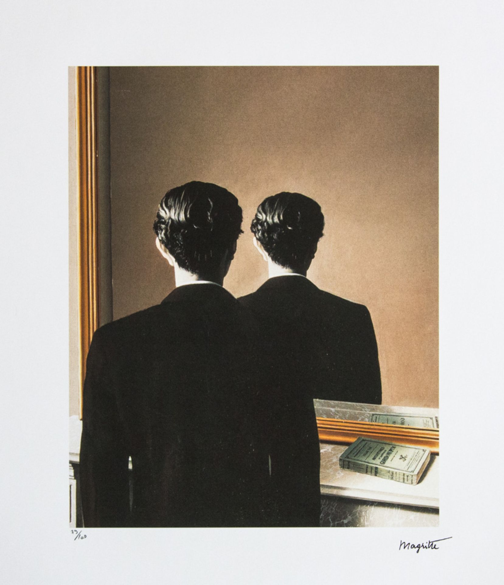 Rene Magritte 'Not To Be Reproduced Man In The Mirror'