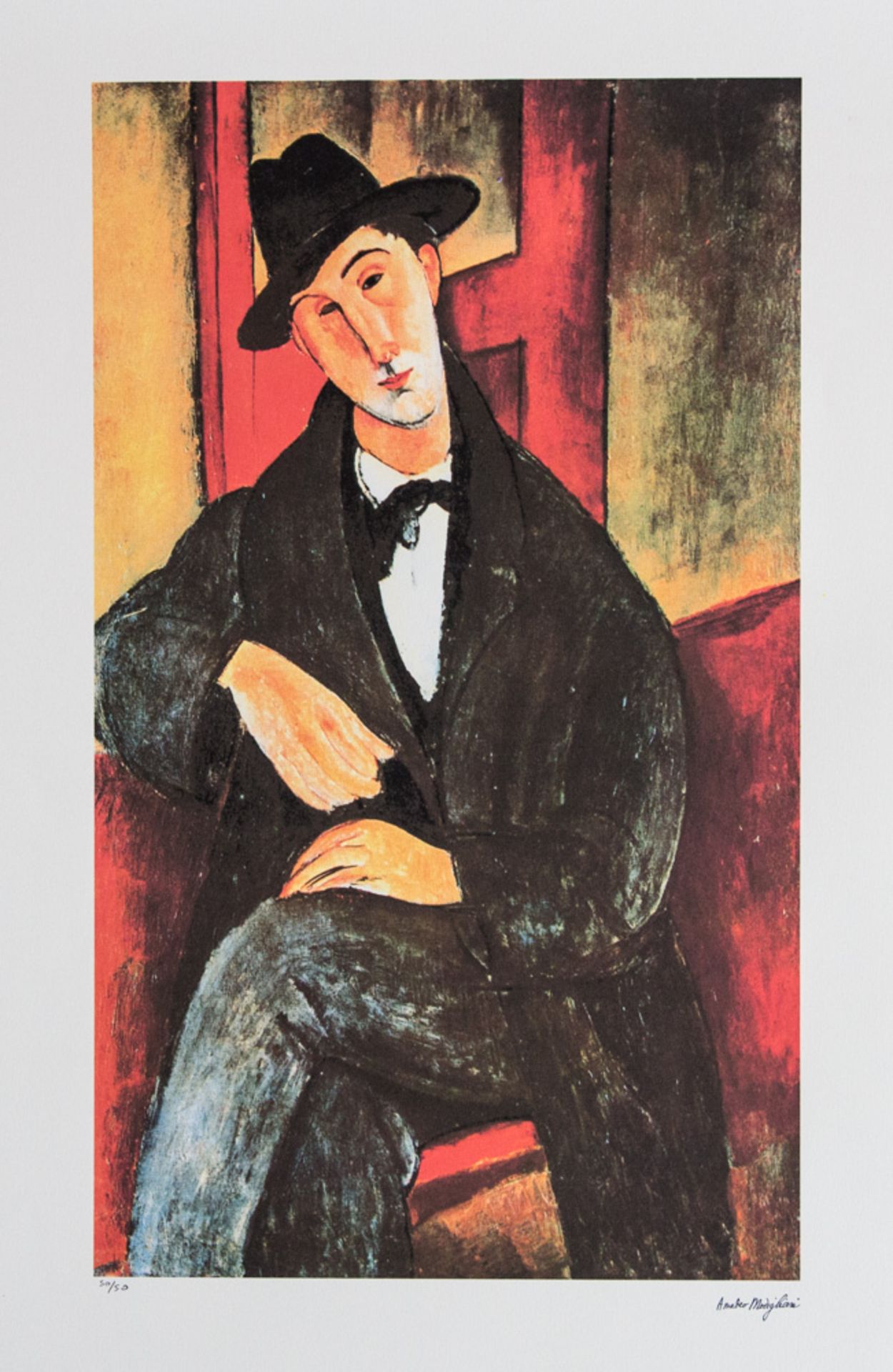 Amadeo Modigliani 'Portrait Mario Varvogli' 