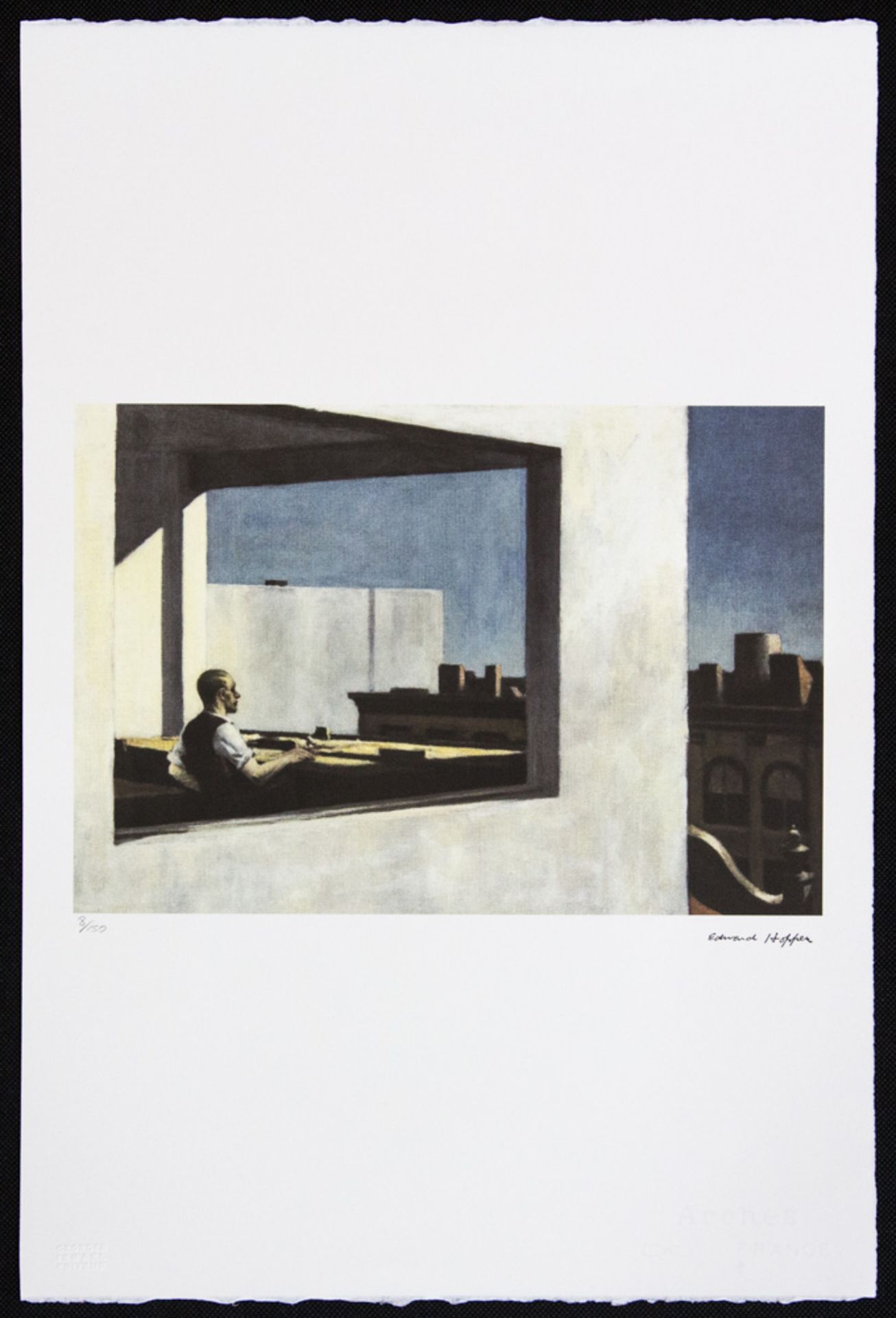 Edward Hopper 'Office In a Small City' - Image 2 of 5