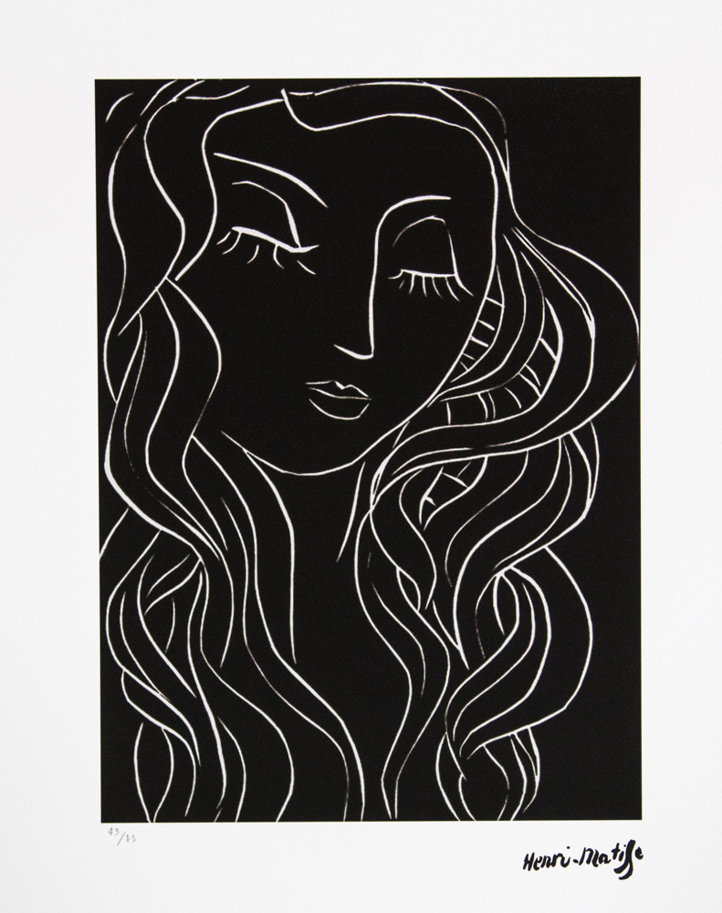 Henri Matisse 'Pasiphae: Sleep, Sleeper With Long Eyelashes'