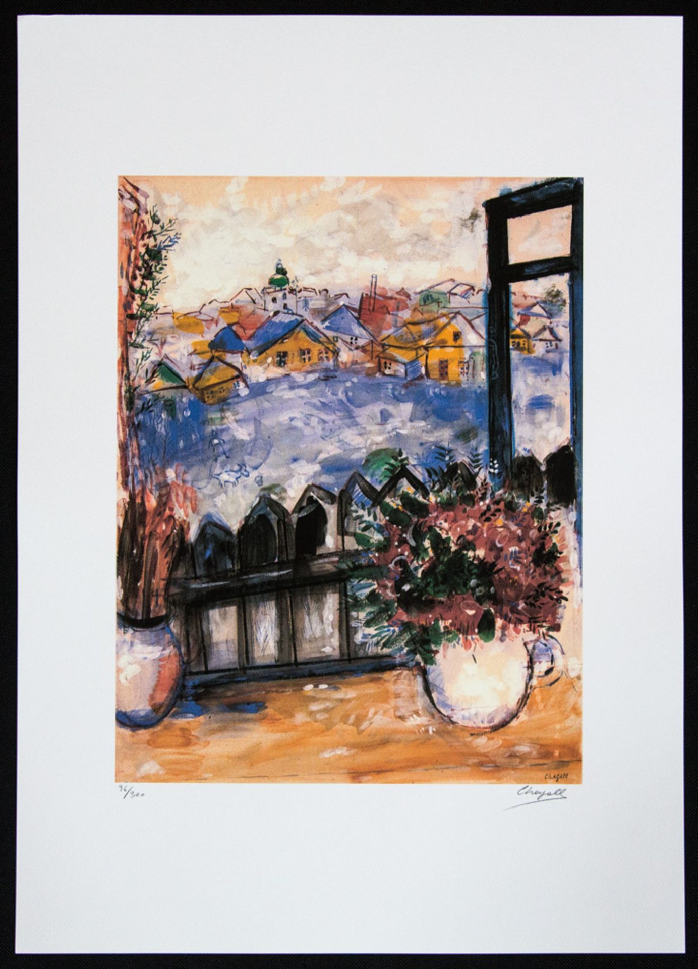 Marc Chagall 'View From The Window' - Bild 2 aus 5