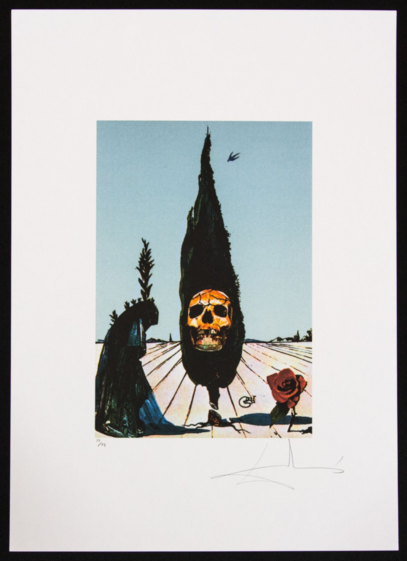 Salvador Dali 'The Death Card' - Image 2 of 5