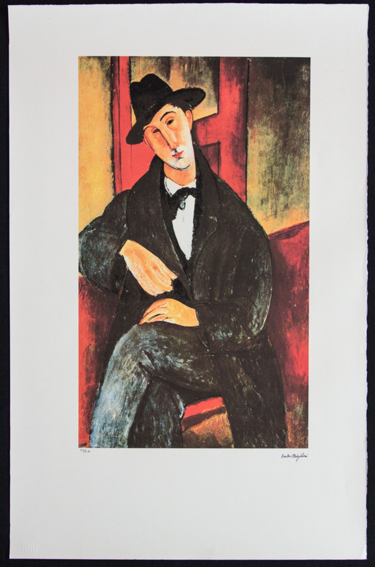 Amadeo Modigliani 'Portrait Mario Varvogli'  - Image 2 of 7