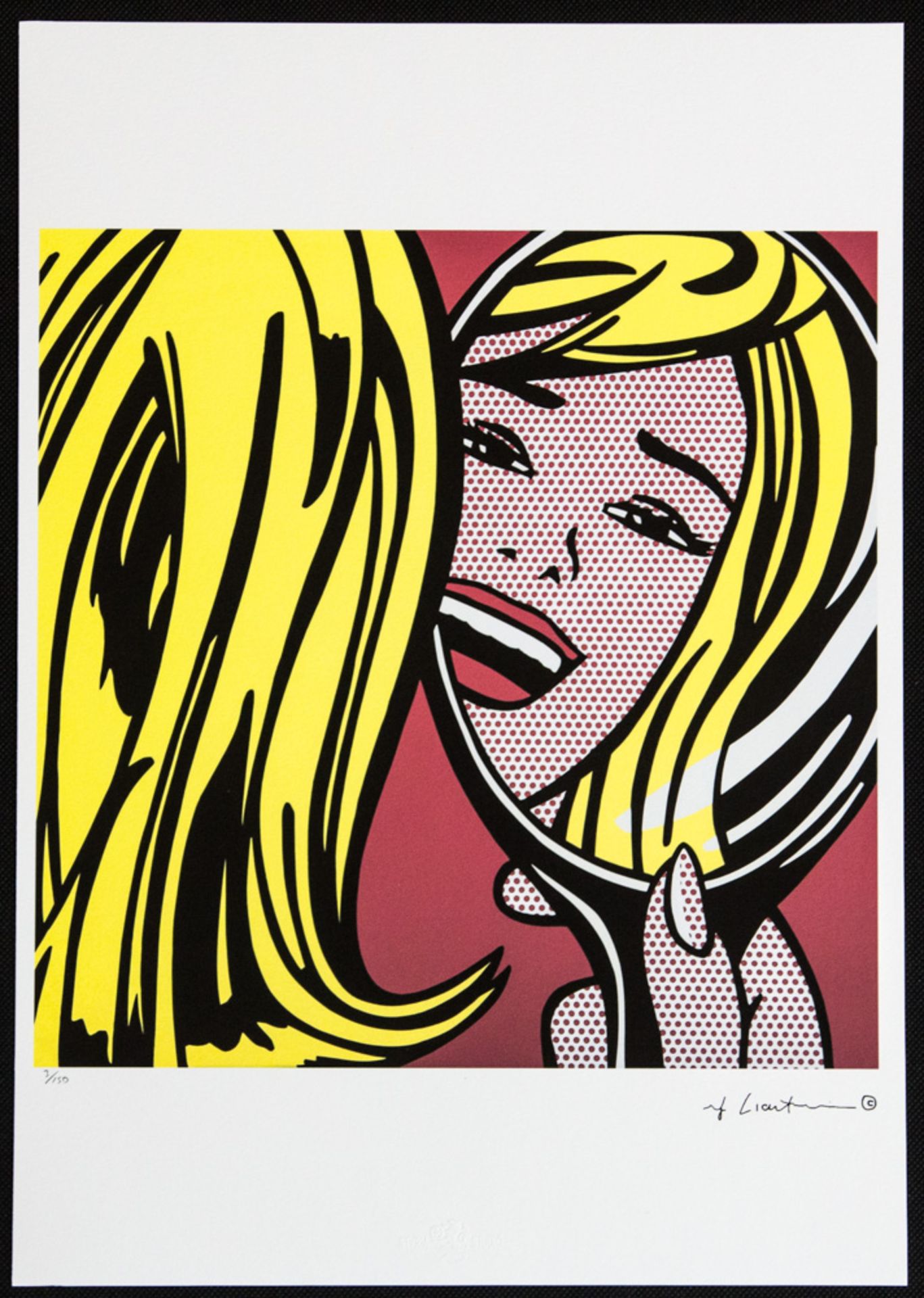 Roy Lichtenstein 'Girl In Mirror' - Image 2 of 6