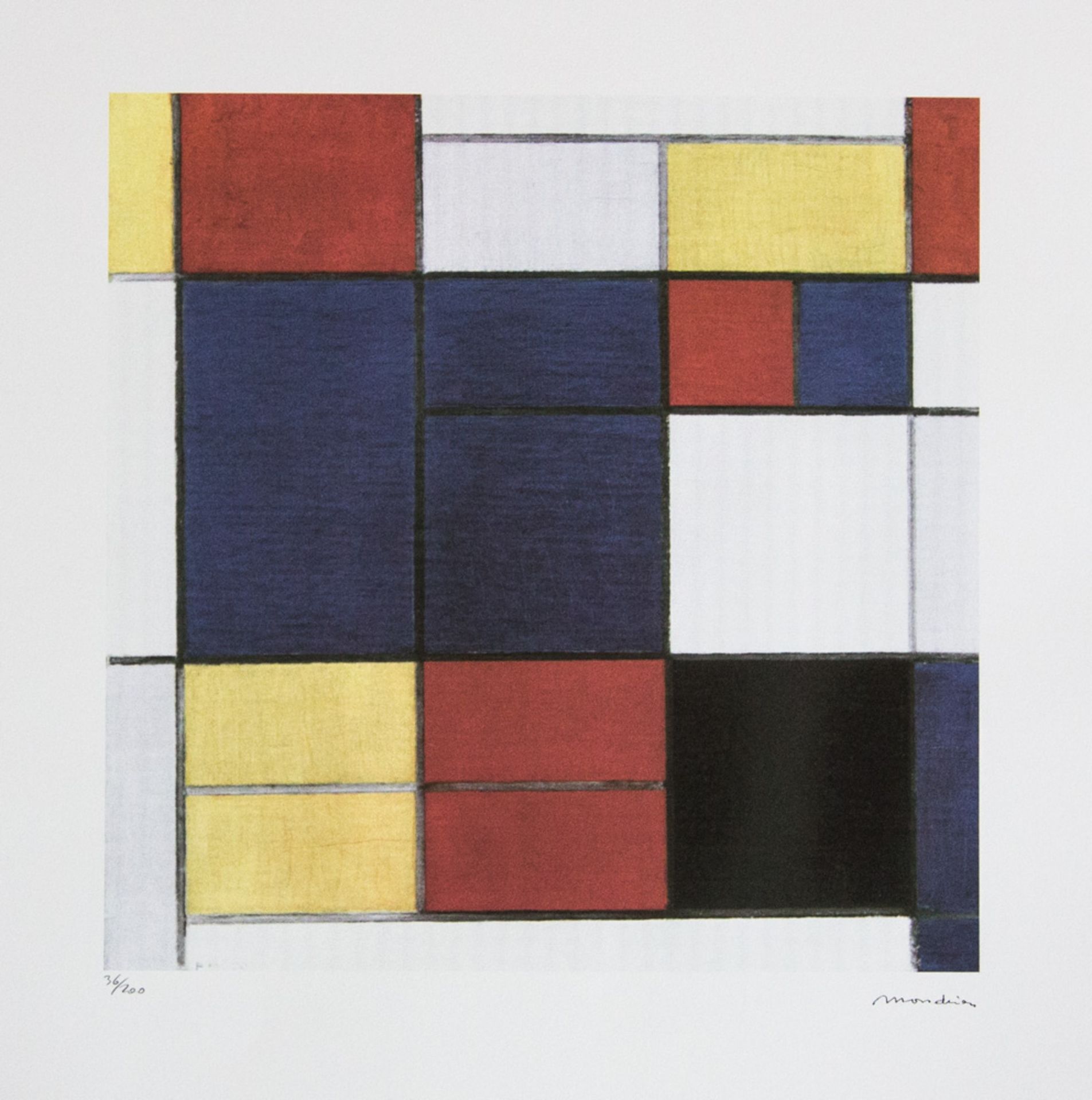 Piet Mondrian 'Composition C, 1920'