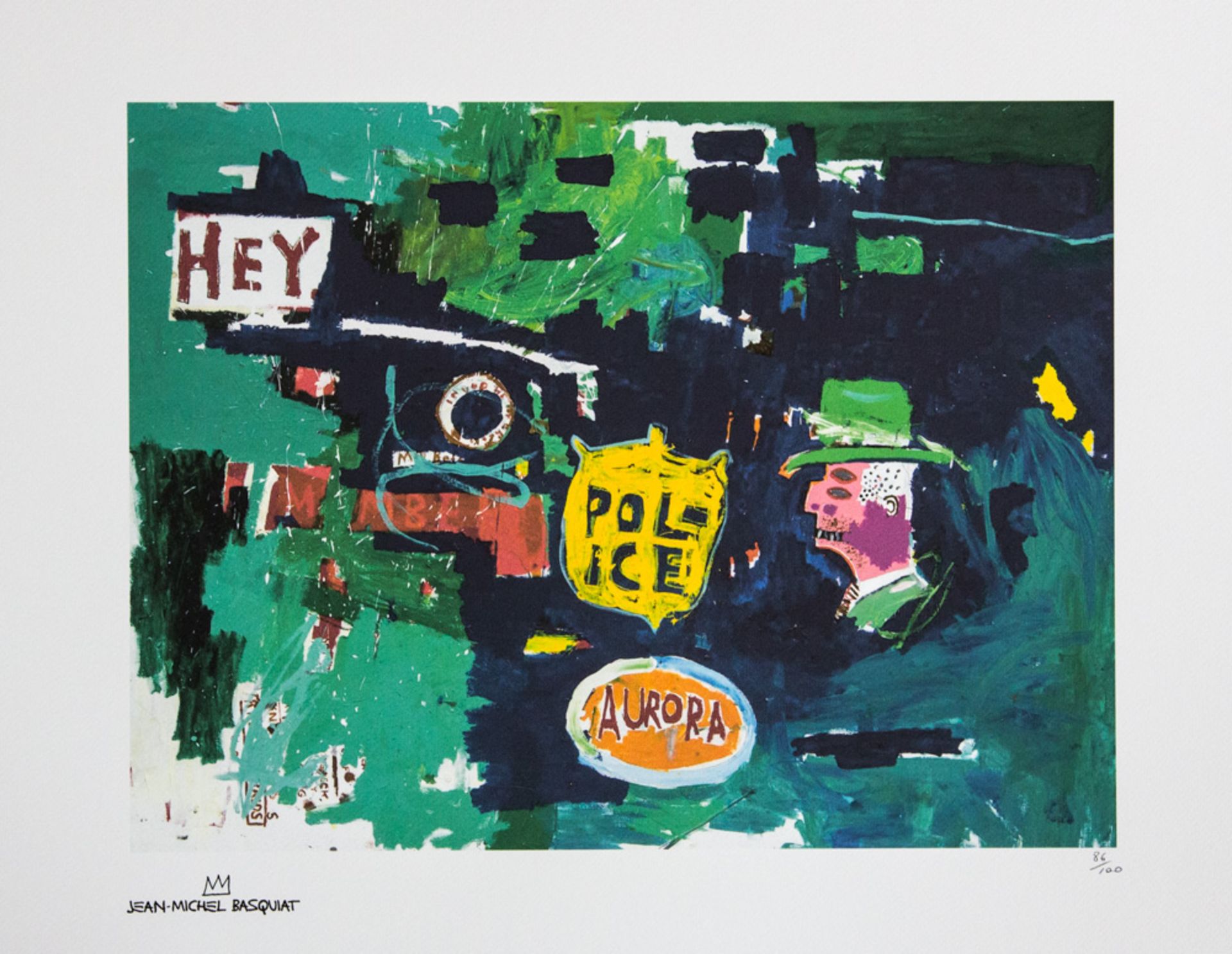 Jean-Michel Basquiat 'Love Dub For A'