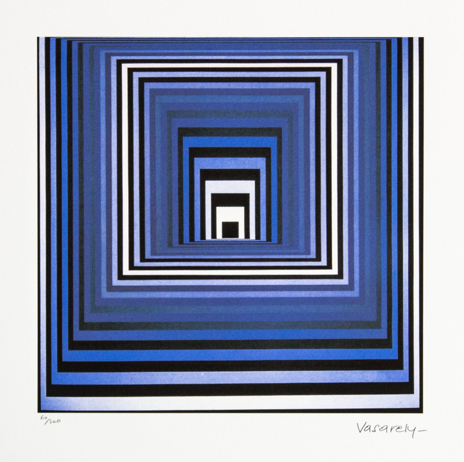 Victor Vasarely 'Vonal Ksz'