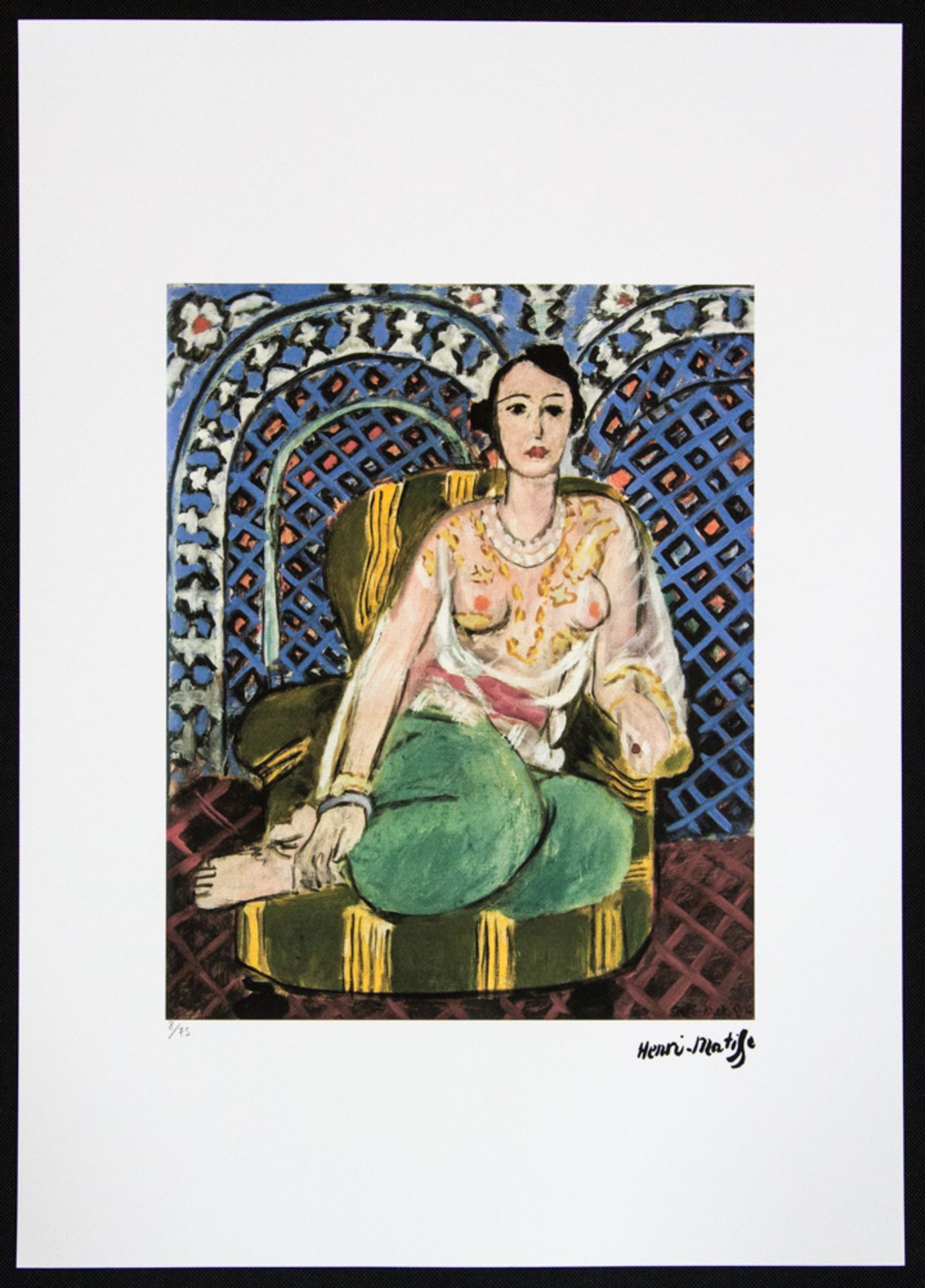 Henri Matisse 'Seated Odalisque' - Image 2 of 5