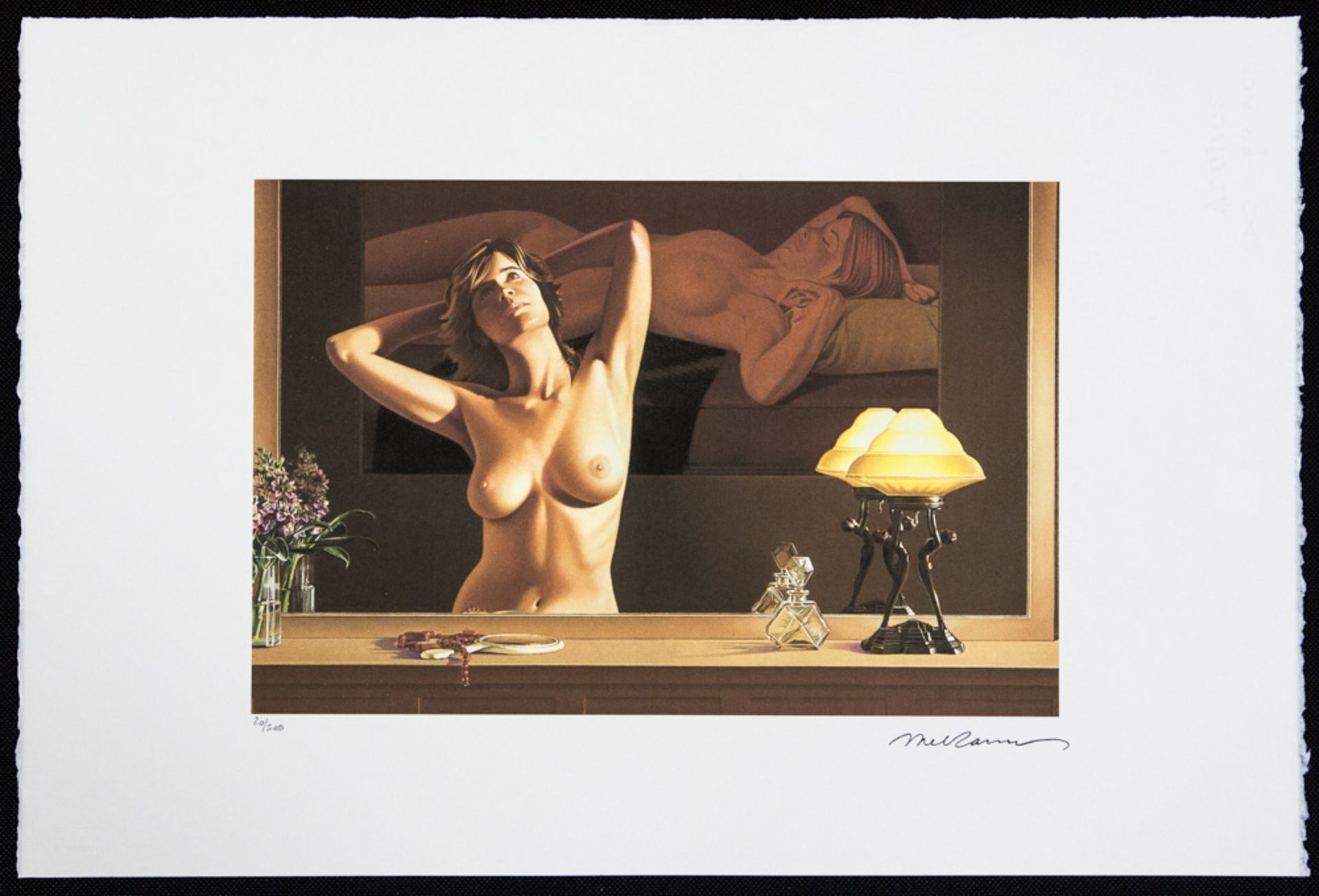 Mel Ramos 'Young Girl Before a Mirror' - Image 2 of 6
