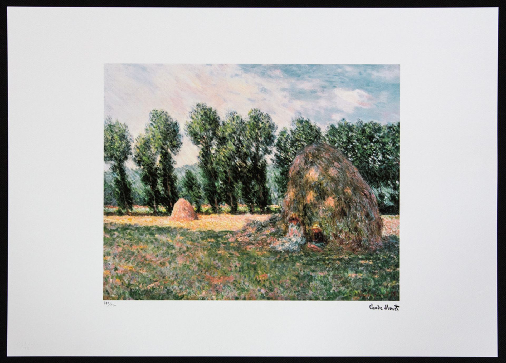 Claude Monet 'Haystacks' - Image 2 of 5