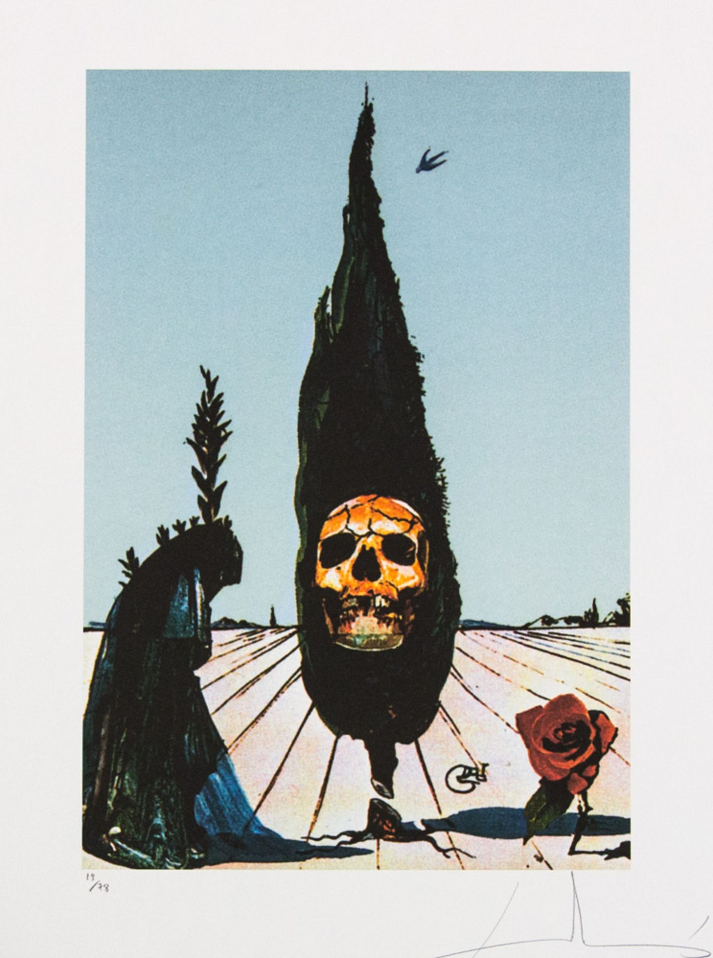 Salvador Dali 'The Death Card'