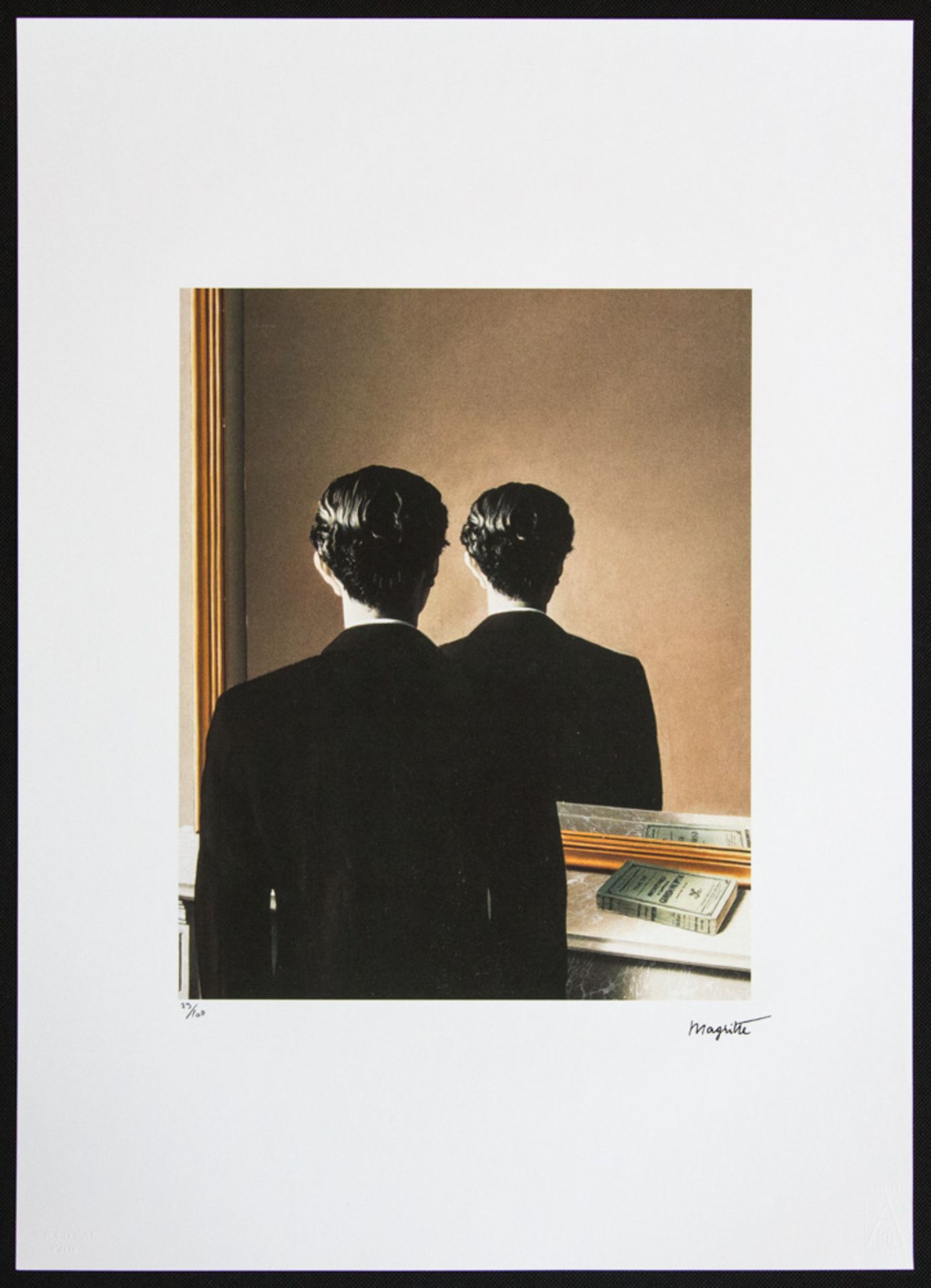 Rene Magritte 'Not To Be Reproduced Man In The Mirror' - Image 2 of 6