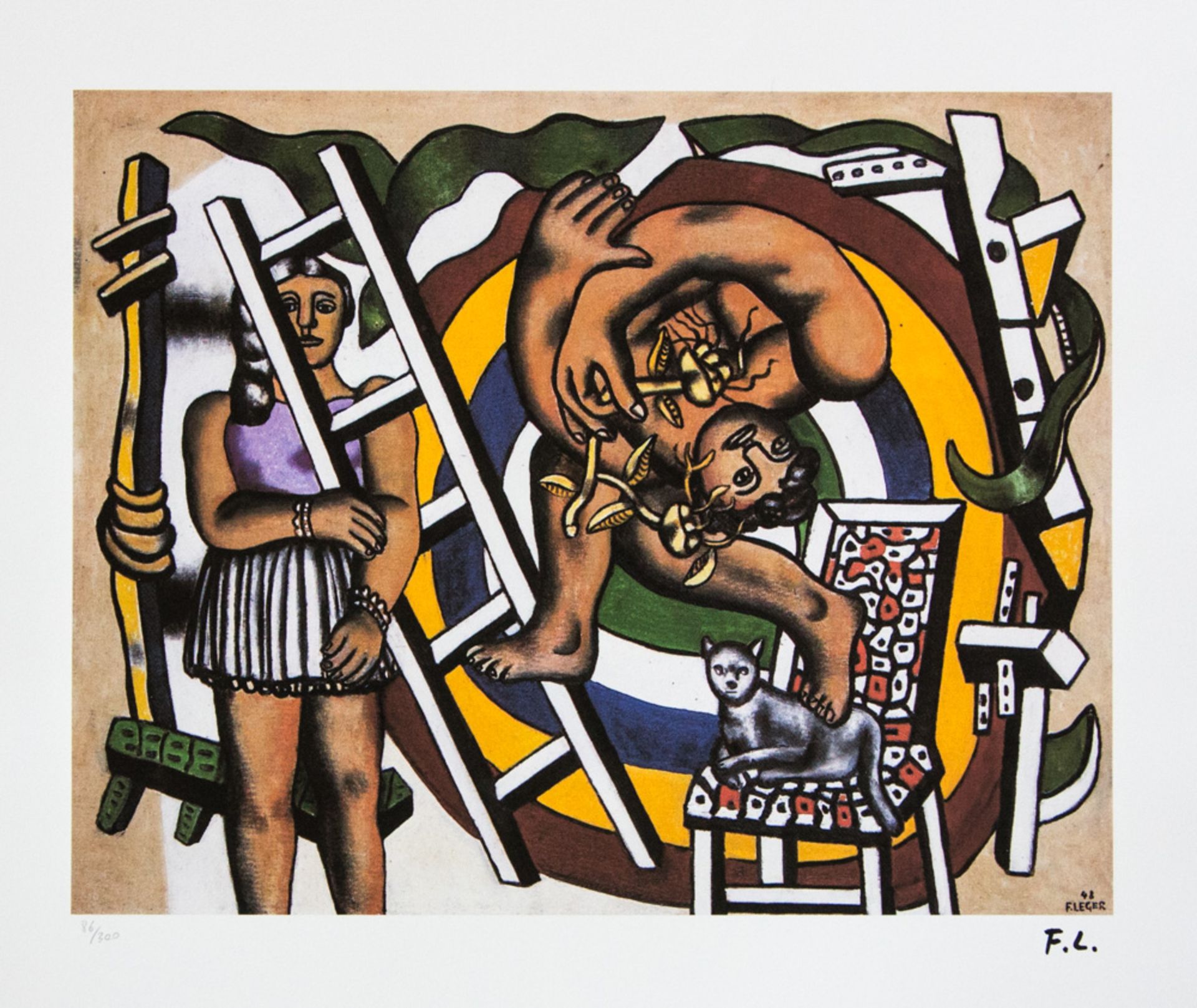 Fernand Leger 'The Acrobat And His Partner'