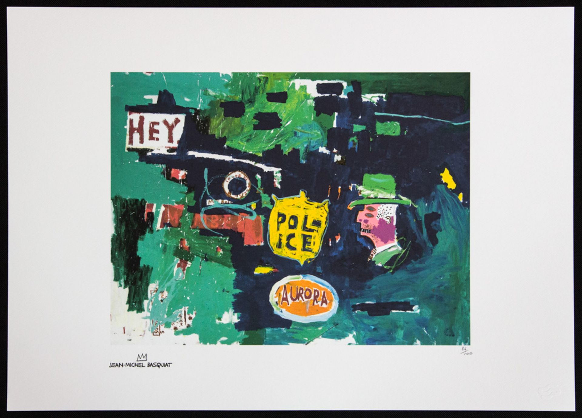 Jean-Michel Basquiat 'Love Dub For A' - Image 2 of 5