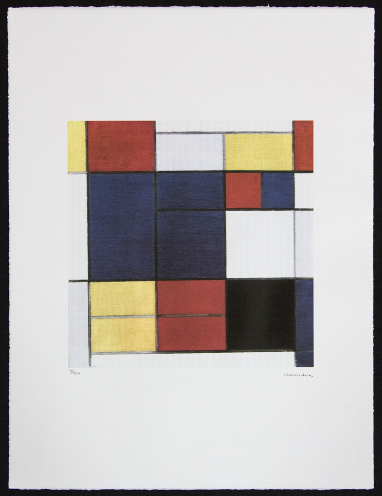 Piet Mondrian 'Composition C, 1920' - Image 2 of 5