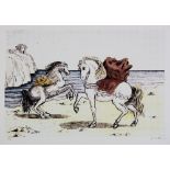 Giorgio De Chirico 'Horses on the Beach'