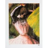 Edgar Degas 'Dancer Arranging Her Hair'