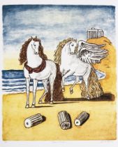 Giorgio De Chirico 'Pegasus and Lampo'