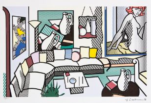 Roy Lichtenstein 'Interior, Perfect Pitcher'