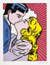 Roy Lichtenstein 'Kiss III'