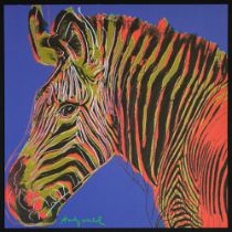 Andy Warhol 'Grevy's Zebra'