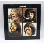 The Beatles - 'Let It Be' 12" vinyl record with red Apple logo on rear cover, catalogue number - PCS