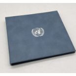 An album of five silver proof Medallic First Day covers 'United Nations' 1975