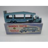 A vintage boxed Dinky Toys Pullmore Car Transporter die-cast model (No 582)